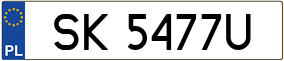 Truck License Plate